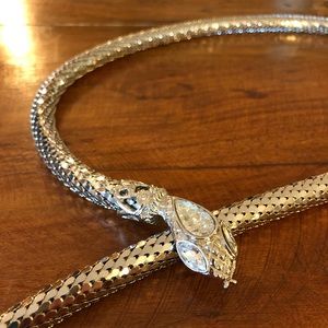 Silver Snake Necklace / Belt
